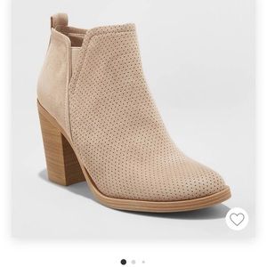 Target Woman’s Avalyn Microsuede Laser Cut Bootie
